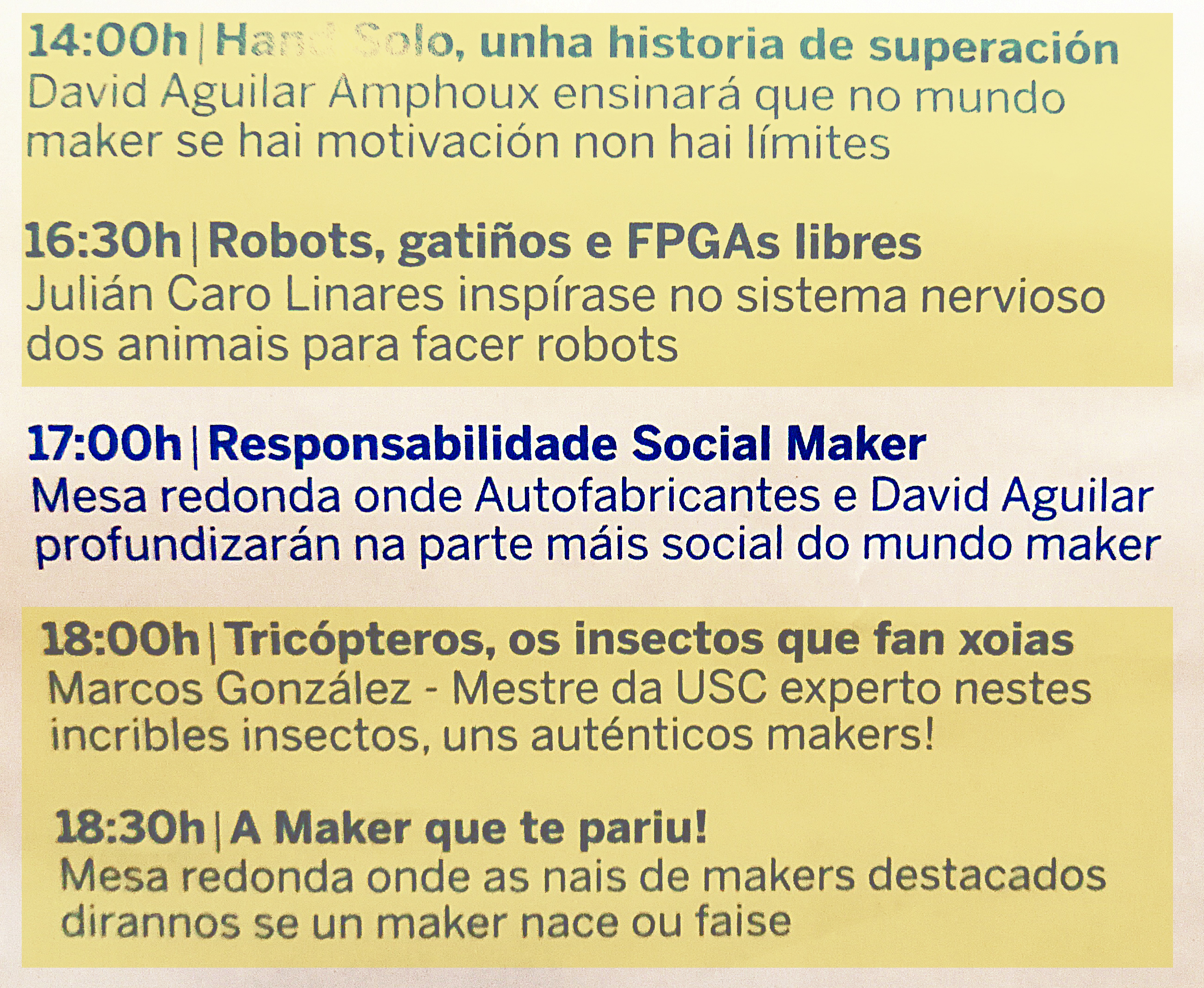Autofabricantes en Maker Faire Galicia